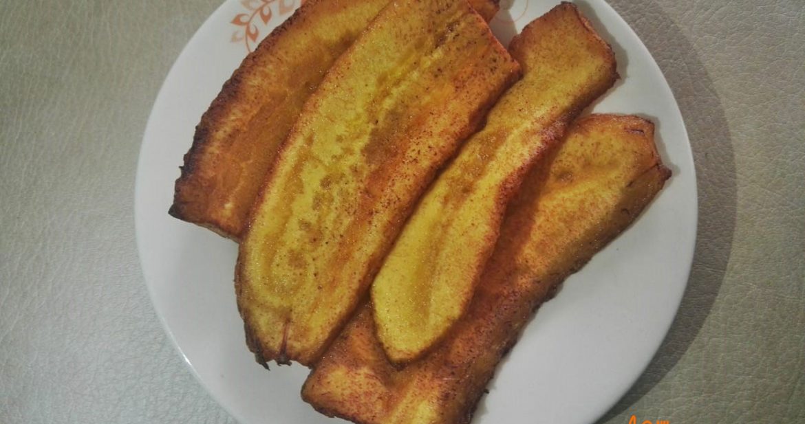 Cómo hacer Tajadas de Plátanos Maduros 【 Solo dos Ingredientes
